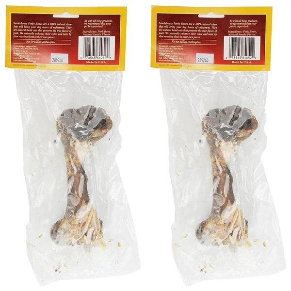 Out of Stock SMOKEHOUSE USA Porky Femur Bone Dog Treats, 2 count