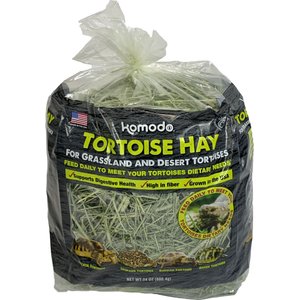 Komodo Tortoise Hay Reptile Food, 24-oz bag