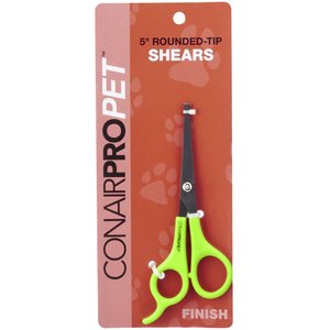 ConairPROPET Dog Rounded-Tip Shears, 5-in