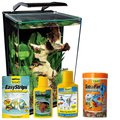 Goldfish Starter Kit - Marineland Portrait Blade Light Aquarium Kit, 5-gal + 4 other items