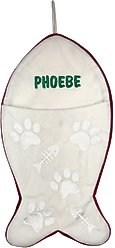 Frisco Personalized Fish Shaped Holiday Cat Stocking