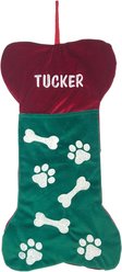 Frisco Personalized Bone Shaped Holiday Dog Stocking