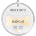 Frisco "Best Friend" Round Shaped Personalized Ornament