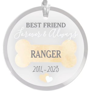 Frisco "Best Friend" Round Shaped Personalized Ornament