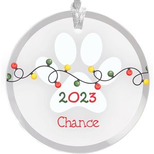 Frisco "Holiday Lights" Round Shaped Personalized Ornament