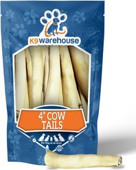 K9warehouse Cow Tails Beef Flavored Dog Chews, 20 count