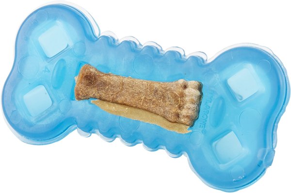 Nylabone Romp 'n Chomp Freezer Bone Treat Holder Dog Chew Toy, Large slide 1 of 9