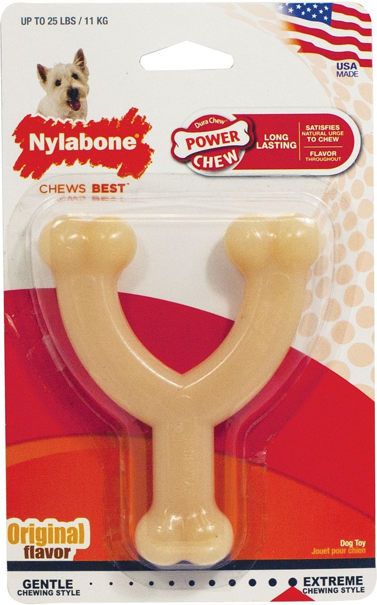 Nylabone wishbone 2024 wolf size