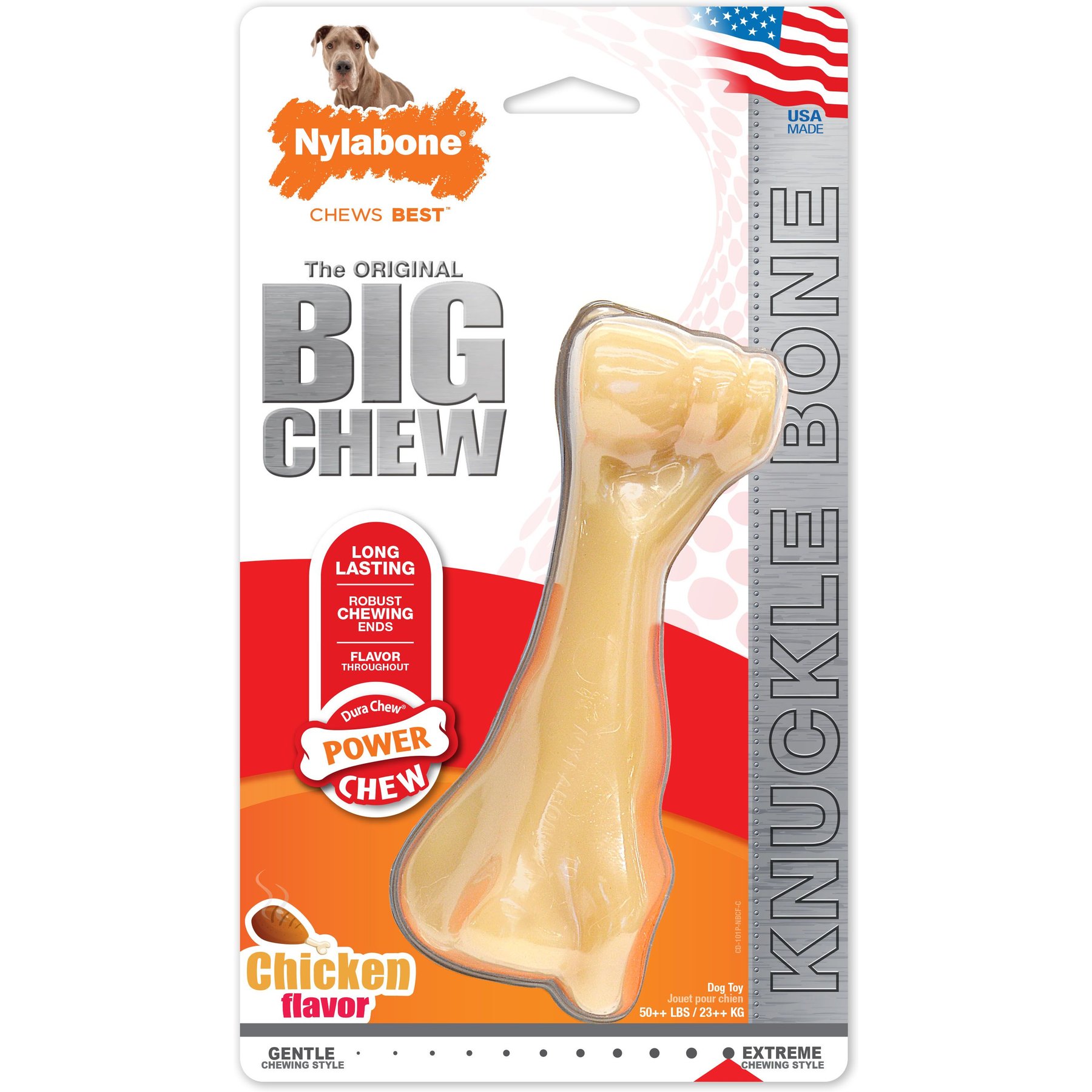 Nylabone galileo natural nearly indestructible bone best sale