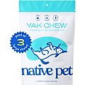 Native Pet Large Natural Gluten-Free & Lactose-Free Yak Cheese Flavored Dental Dog Chew Treat, 12.0-oz bag 3 count