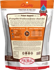 Primal Beef Formula Nuggets Grain-Free Raw Freeze-Dried Dog Food, 14-oz bag slide 2 of 9