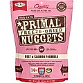 Primal Beef & Salmon Formula Nuggets Grain-Free Raw Freeze-Dried Cat Food, 14-oz bag
