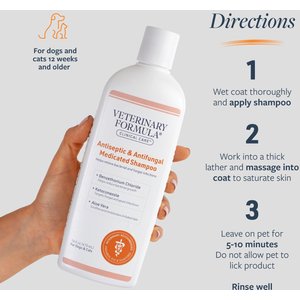 Veterinary Formula Clinical Care Antiseptic & Antifungal Medicated Shampoo, 16-oz bottle