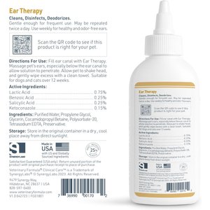 Veterinary Formula Clinical Care Ear Therapy, 4-oz bottle