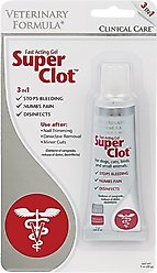 Veterinary Formula Clinical Care Super Clot Fast Acting Gel for Dogs & Cats, 1-oz tube