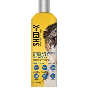 Shed-X Dermaplex Shed Control Nutritional Supplement for Dogs, 16-oz bottle
