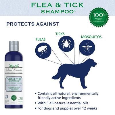 Show full view: Richard's Organics Flea & Tick Shampoo, 12-fl oz bottle slide 3 of 7