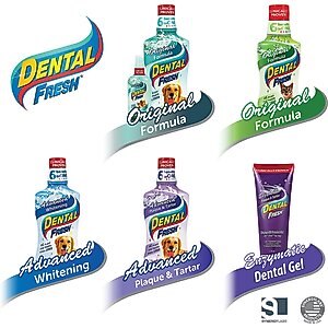 Dental Fresh Original Formula Dog & Cat Dental Water Additive, 17-oz bottle