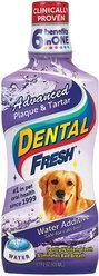 Dental Fresh Advanced Plaque & Tartar Dog & Cat Dental Water Additive, 17-oz bottle slide 1 of 6