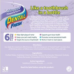 Dental Fresh Advanced Plaque & Tartar Dog & Cat Dental Water Additive, 17-oz bottle slide 2 of 6