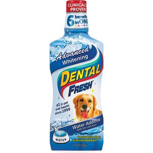 Dental Fresh Advanced Whitening Dog Dental Water Additive, 17-oz bottle