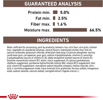 Show full view: Royal Canin Veterinary Diet Adult Hepatic Loaf Canned Dog Food, 14.4-oz, case of 24 slide 7 of 12