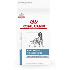 Royal Canin Veterinary Diet Adult Hydrolyzed Protein Moderate Calorie Dry Dog Food, 24.2-lb bag