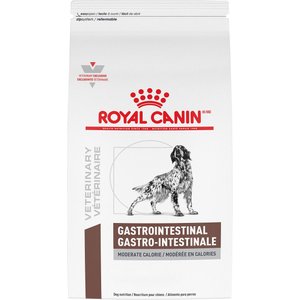Royal Canin Veterinary Diet Adult Gastrointestinal Moderate Calorie Dry Dog Food, 22-lb bag