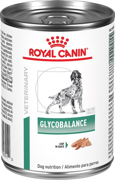 Royal Canin Veterinary Diet Adult Glycobalance Loaf in Sauce Canned Dog Food, 13.4-oz, case of 24 slide 1 of 10