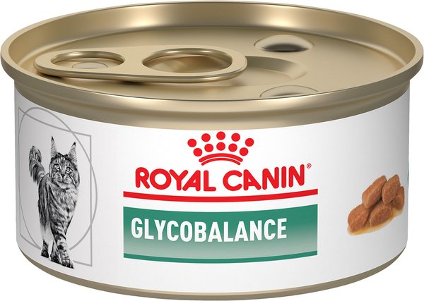 Royal Canin Veterinary Diet Adult Glycobalance Thin Slices in Gravy Canned Cat Food, 3-oz, case of 24 slide 1 of 10