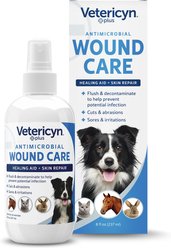 Vetericyn Plus Antimicrobial Wound Care Spray for Dogs, Cats, Horses, Birds & Small Pets, 8-oz bottle