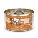 Weruva Cats in the Kitchen Fowl Ball Chicken & Turkey Au Jus Grain-Free Canned Cat Food, 6-oz, case of 24