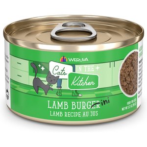 Weruva Cats in the Kitchen Lamb Burgini Lamb Au Jus Grain-Free Canned Cat Food, 6-oz, case of 24
