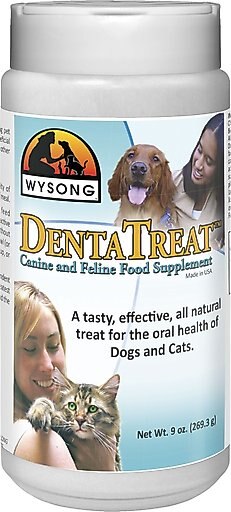Wysong DentaTreat Dog & Cat Food Supplement, 9-oz bottle