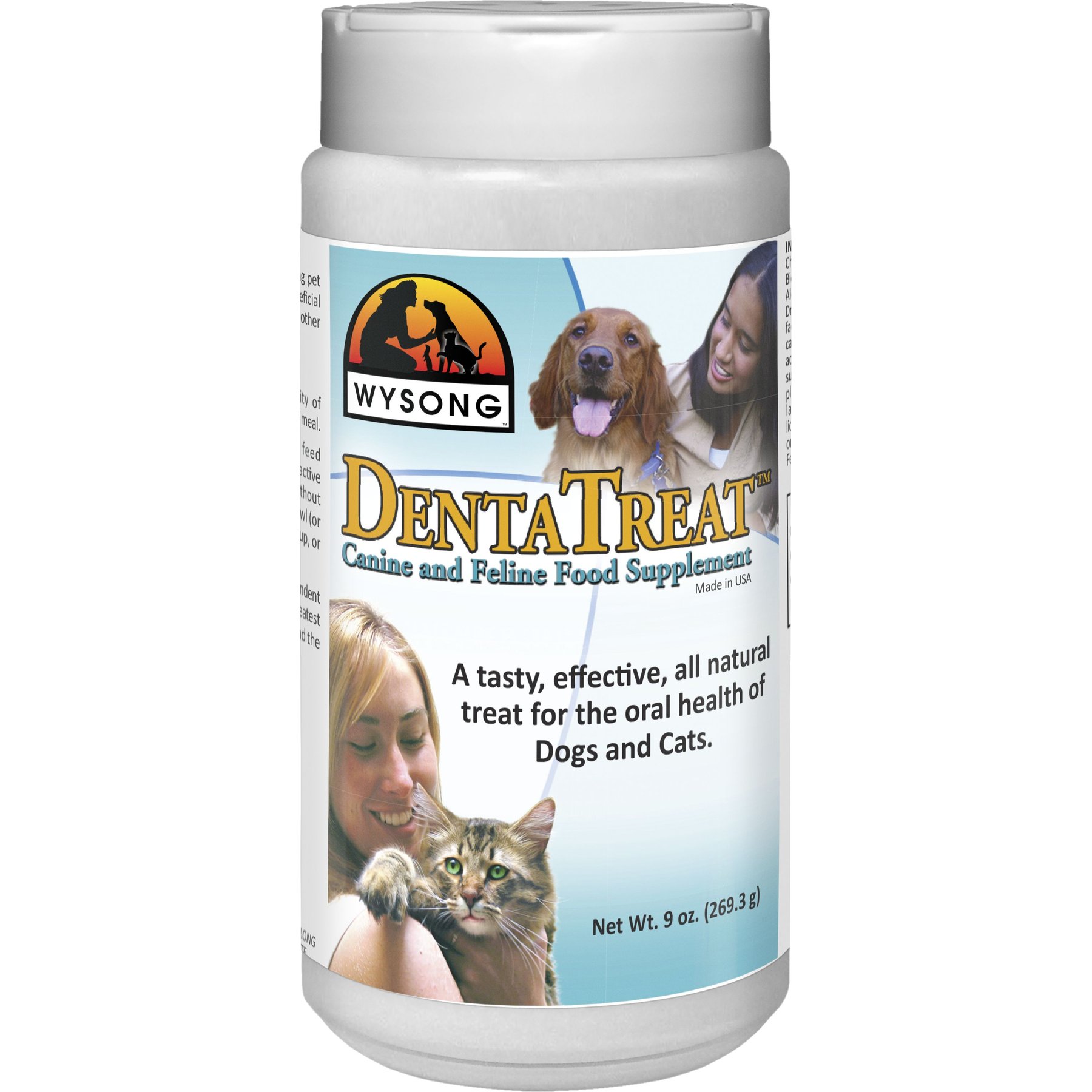 WYSONG DentaTreat Dog Cat Food Supplement 9 oz bottle Chewy