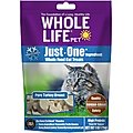 Whole Life Just One Ingredient Pure Turkey Breast Freeze-Dried Cat Treats, 1-oz bag