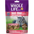 Whole Life Just One Ingredient Pure Salmon Fillet Grain-Free Freeze-Dried Cat Treats, 1-oz bag