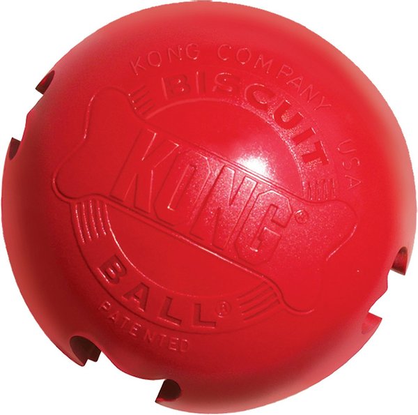 KONG Classic Biscuit Ball Dog Toy, Small slide 1 of 7