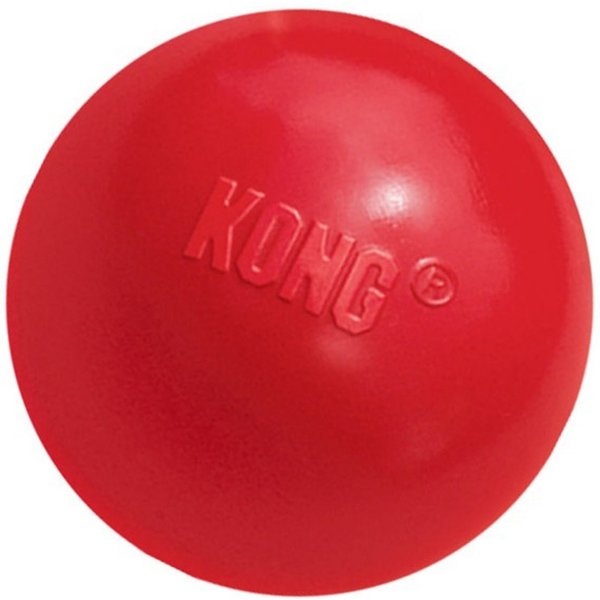 thumbnail image 2 of KONG Ball Signature 4 Pack – Small, Bouncy, Squeaky & No Squeak Dog Fetch Toys 2 of 2