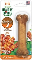 Nylabone Healthy Edibles All-Natural Long Lasting Bacon Flavor Chews Dog Treats, 1 count, Small/Regular