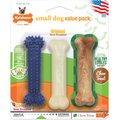 Nylabone Healthy Edible Flexi Chew Value Pack Bacon & Chicken Flavor Dog Chew Toy, X-Small