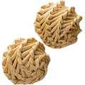 KONG Naturals Straw Balls Cat Toy, Straw Balls, 2-pack