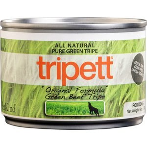 PetKind Tripett Original Formula Green Beef Tripe Grain-Free Canned Dog Food, 5.5-oz, case of 24