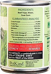 PetKind Tripett Original Formula Green Beef Tripe Grain-Free Canned Dog Food, 12-oz, case of 12 slide 2 of 7