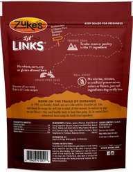 Zuke's Lil' Links Chicken & Apple Recipe Grain-Free Dog Treats, 6-oz, bag slide 2 of 9