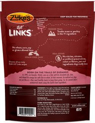 Zuke's Lil' Links Pork & Apple Recipe Grain-Free Dog Treats, 6-oz, bag slide 2 of 9