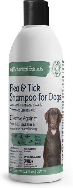 Miracle Care Natural Flea & Tick Shampoo for Dogs with Oatmeal