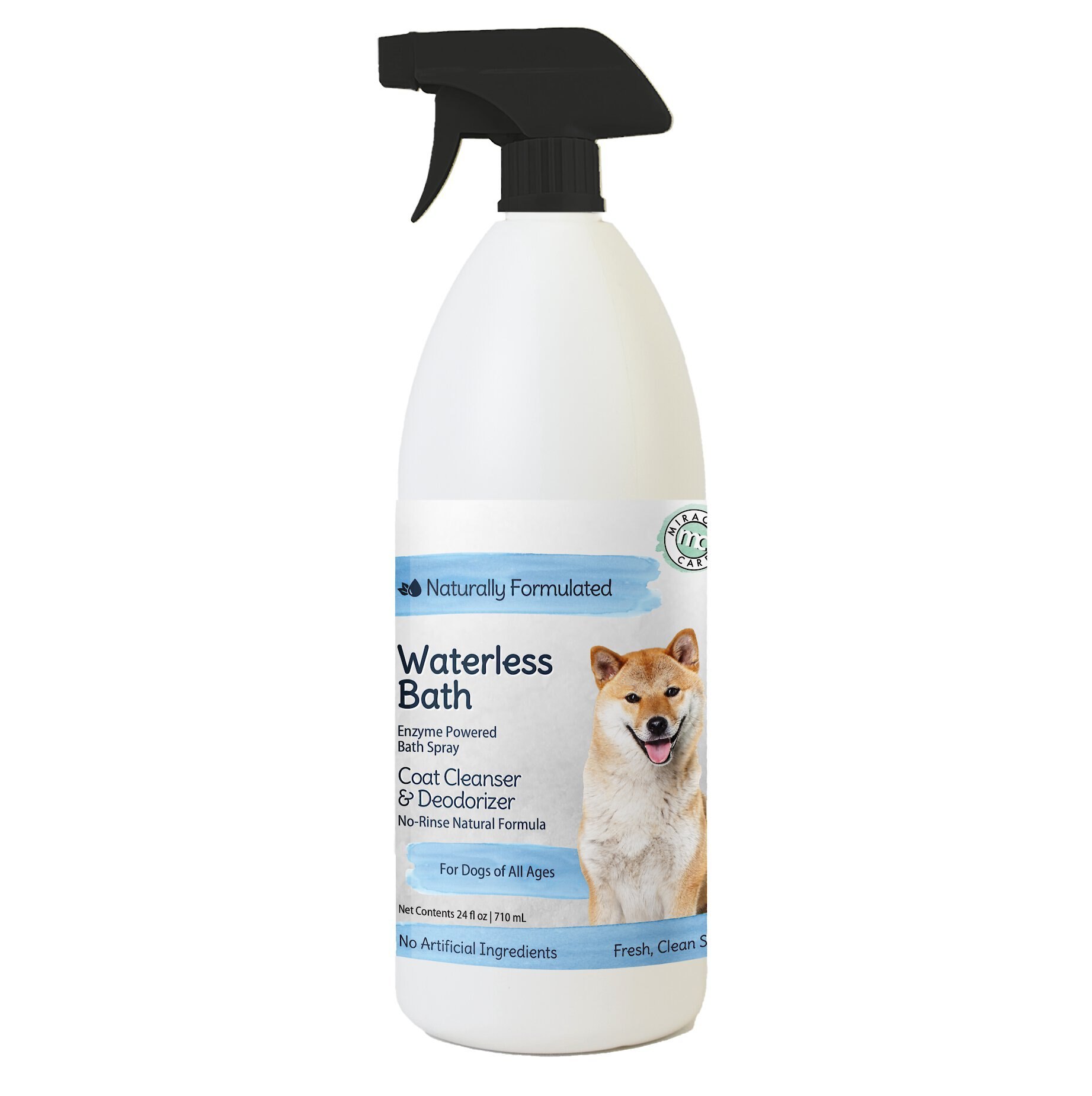 MIRACLE CARE Waterless Bath Spray for Dogs Customer Questions