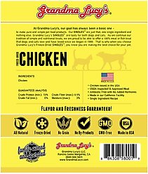 Grandma Lucy's Freeze-Dried Singles Chicken Dog & Cat Treats, 3.5-oz bag slide 2 of 7