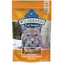 Blue Buffalo Wilderness Chicken & Turkey Grain-Free Cat Treats, 2-oz bag